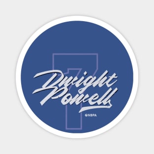 Dwight Powell Dallas Number Script Magnet